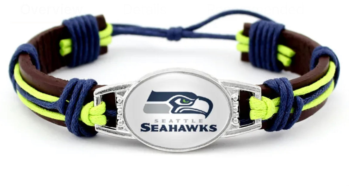 Football leather Bracelet