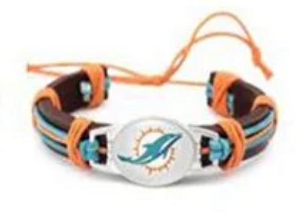 Football leather Bracelet