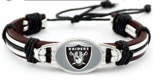 Football leather Bracelet