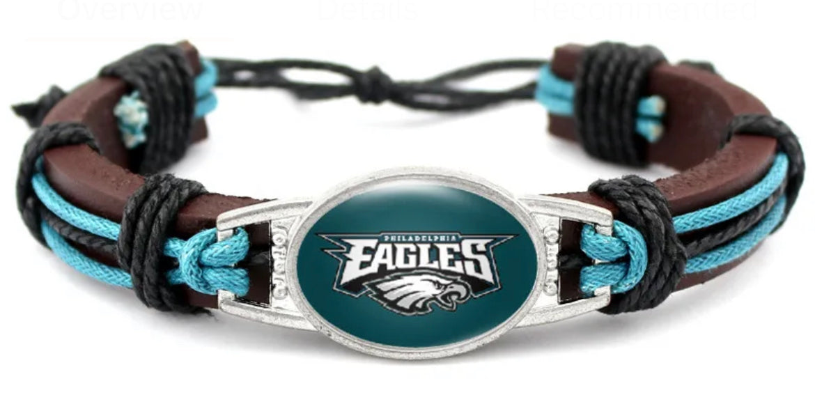 Football leather Bracelet