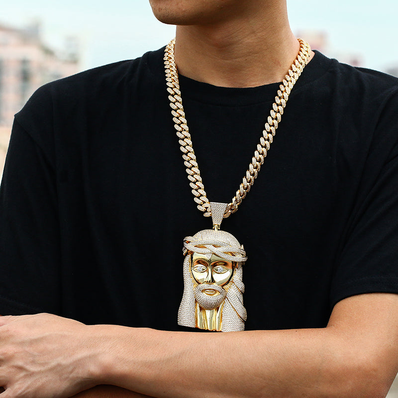 big jesus piece pendant