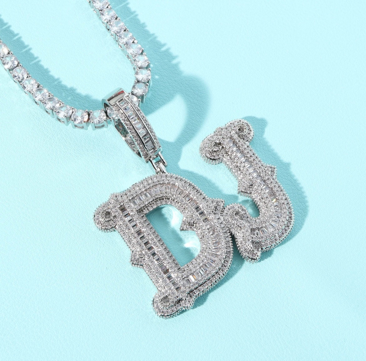 Baguette Custom Necklace