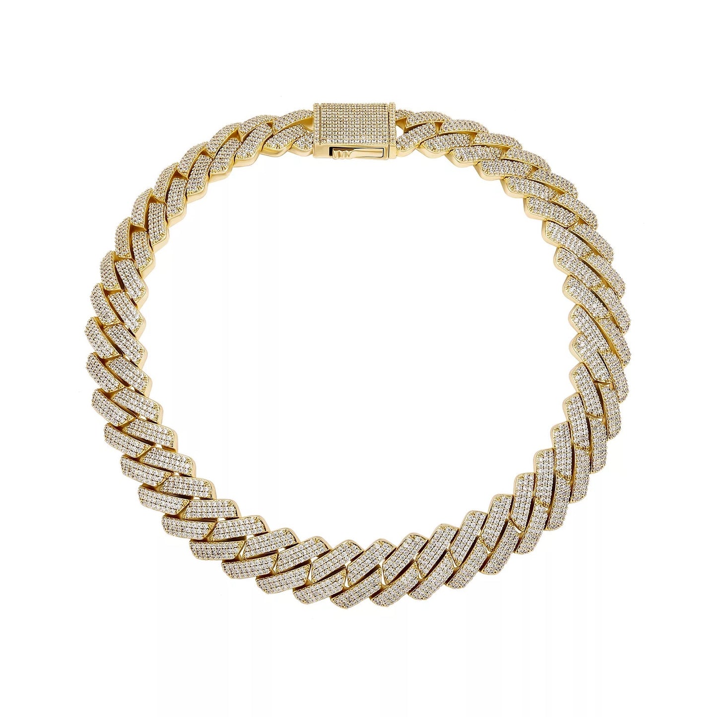 Diamond Prong Cuban Chain