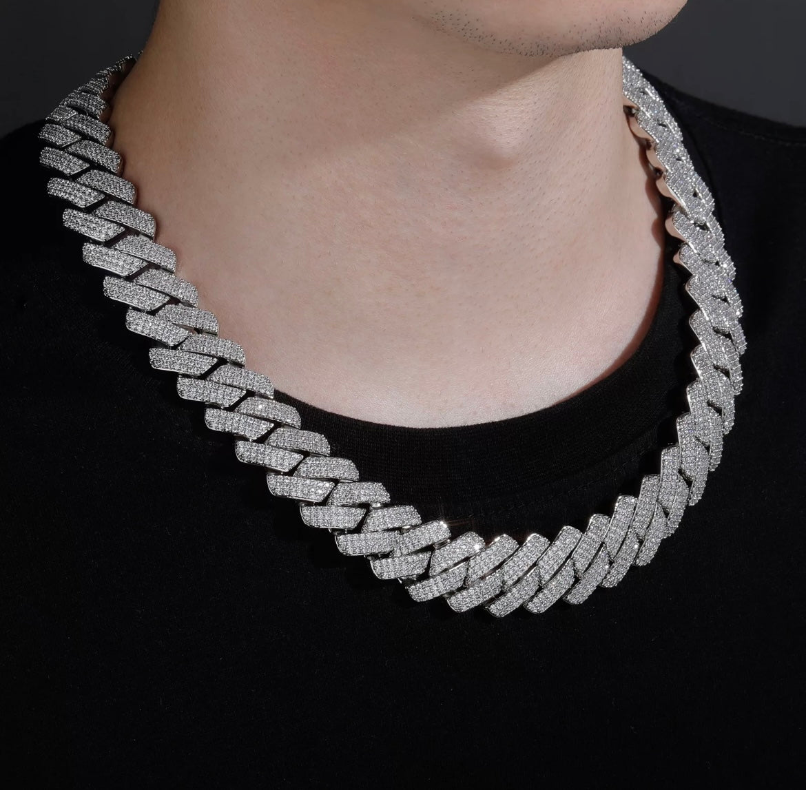 Diamond Prong Cuban Chain