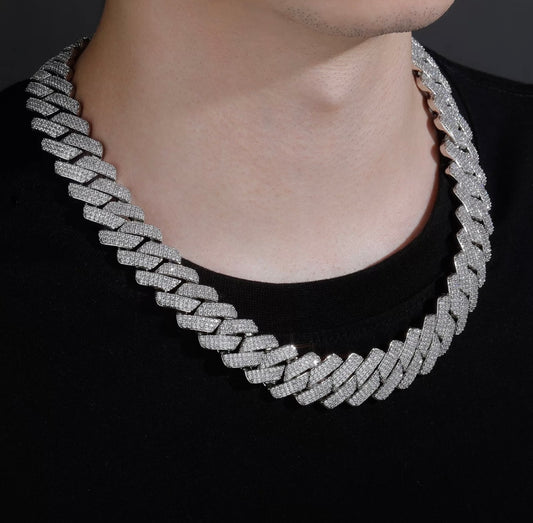 Diamond Prong Cuban Chain