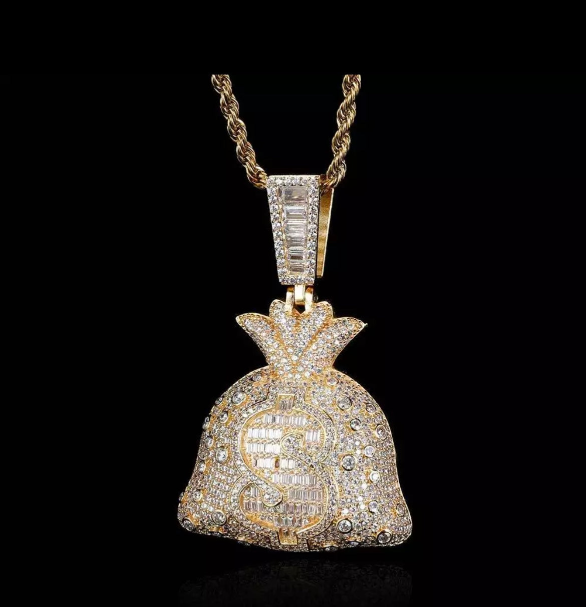 Baguette Money Bag Pendant