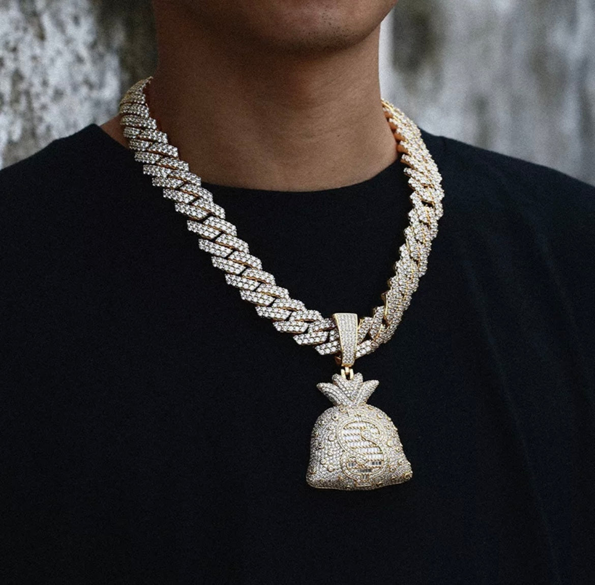 Baguette Money Bag Pendant