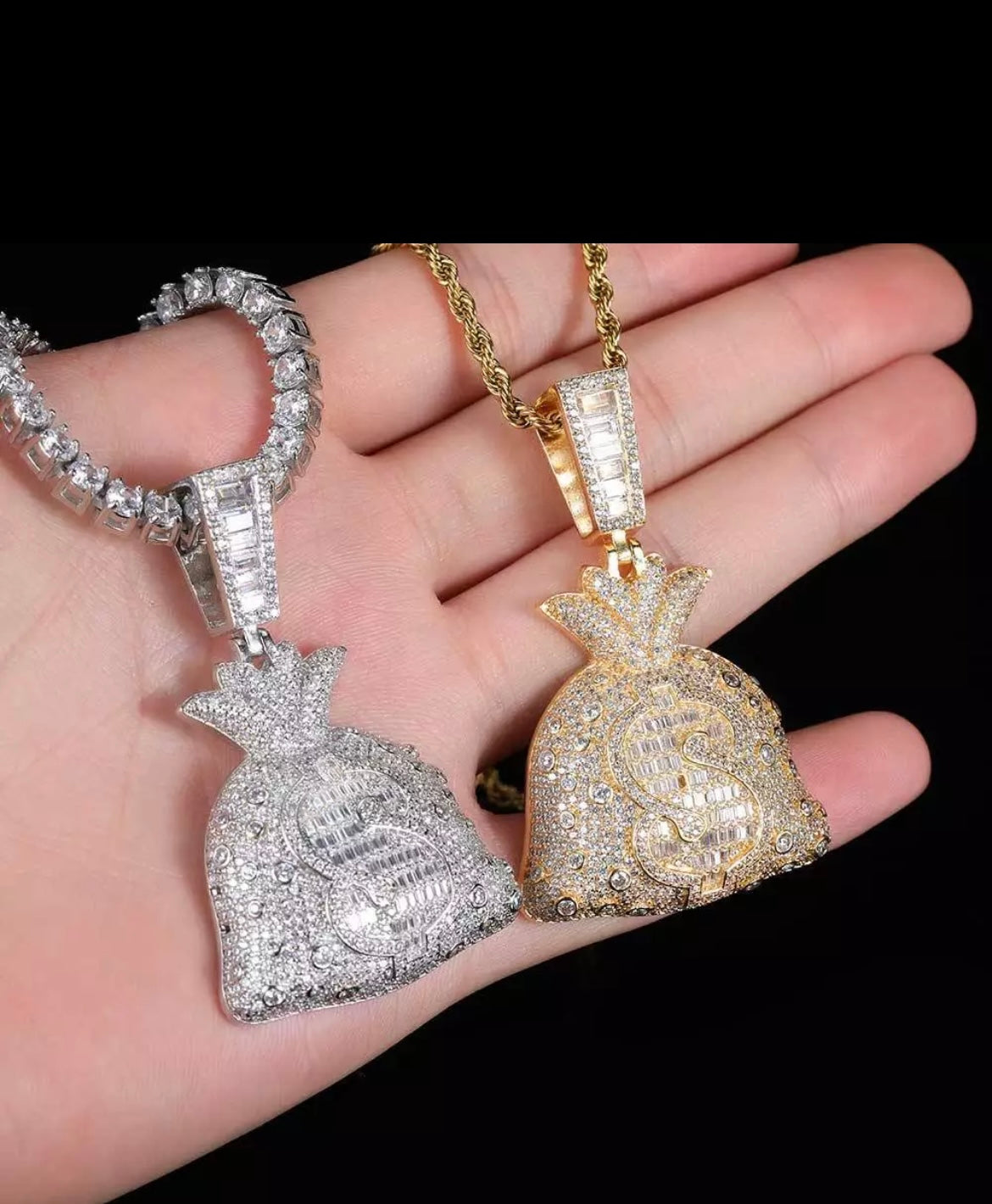 Baguette Money Bag Pendant