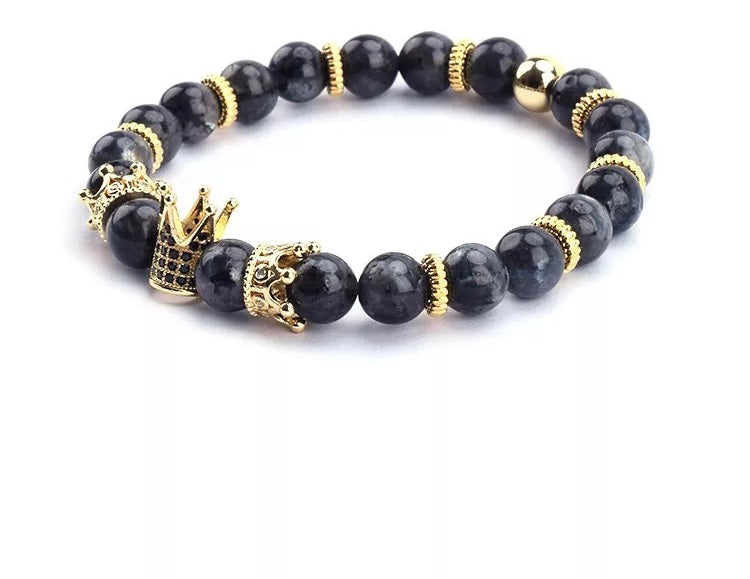 Beaded Crown Bracelet