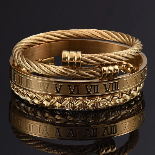 Royal Crown 4 Piece Bracelet Set