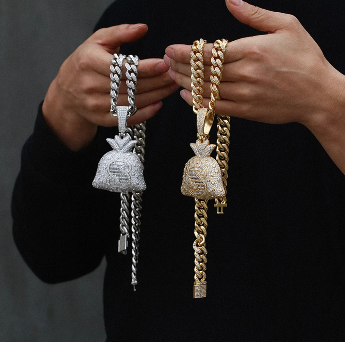 Baguette Money Bag Pendant