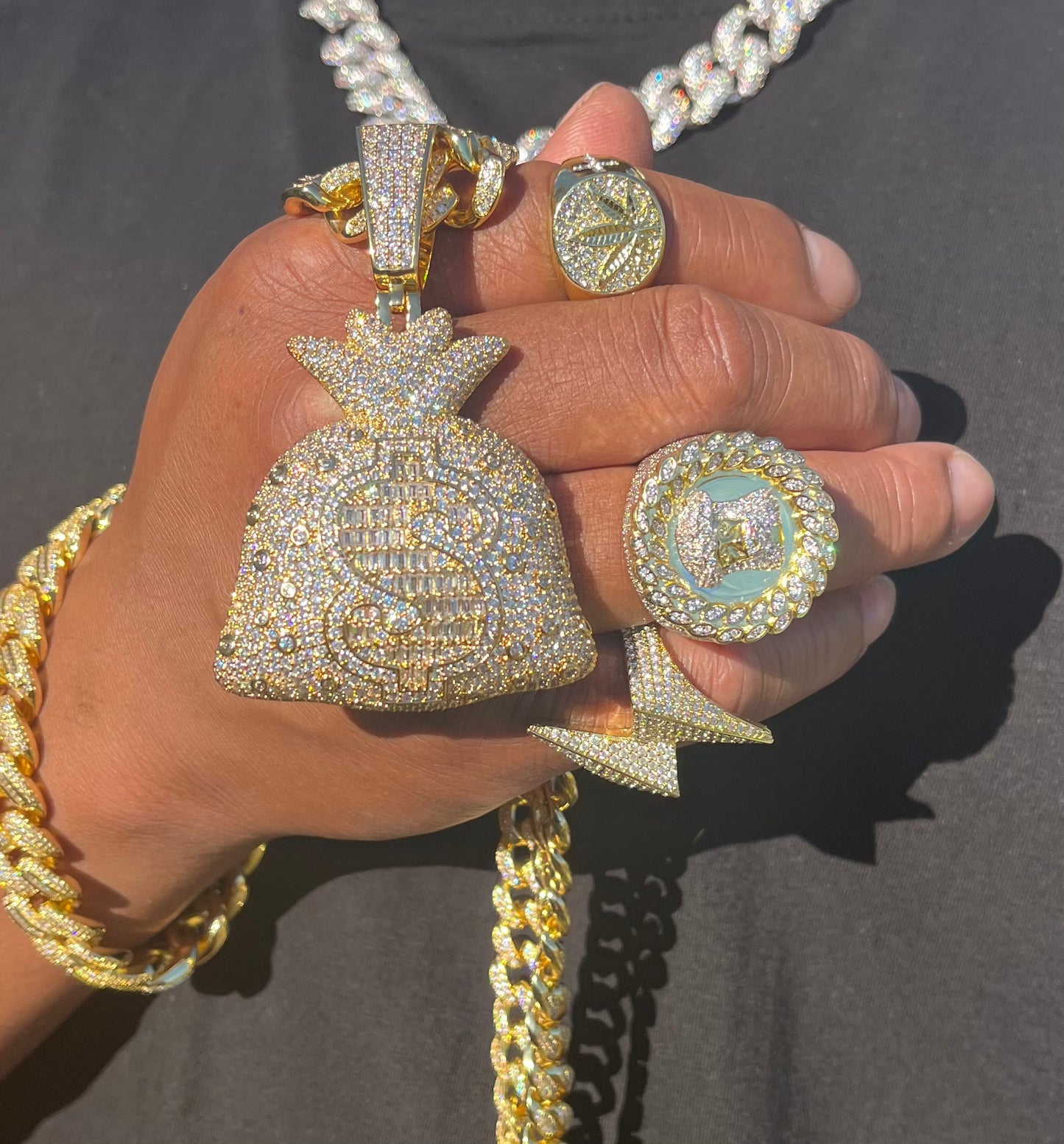 Baguette Money Bag Pendant