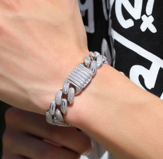 Baguette Cuban Bracelet