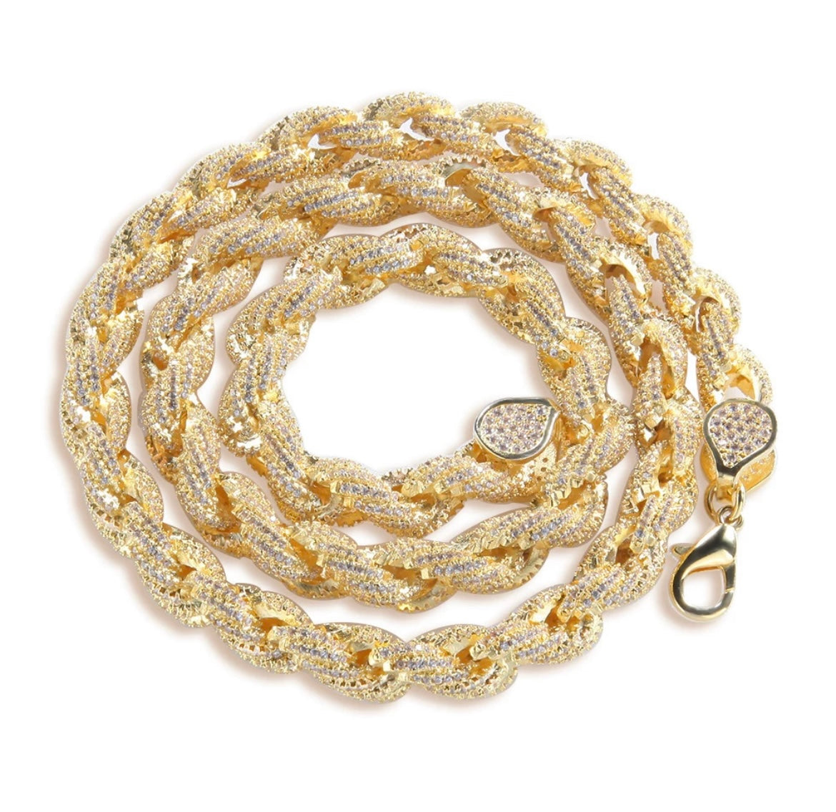 Iced Out Chunky Rope Chain