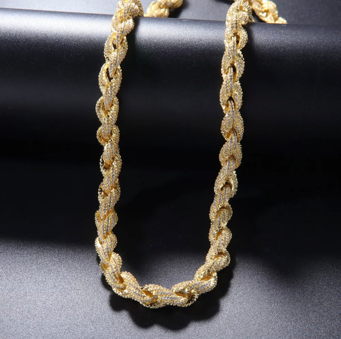 Iced Out Chunky Rope Chain