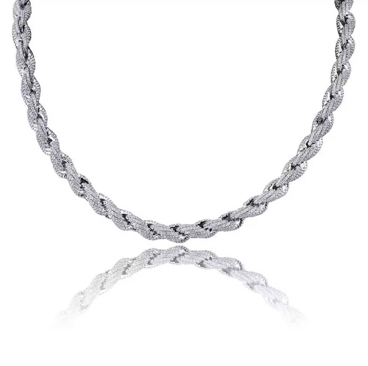 Iced Out Chunky Rope Chain