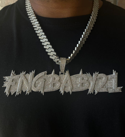 Moissanite Custom  Iced Out Necklace