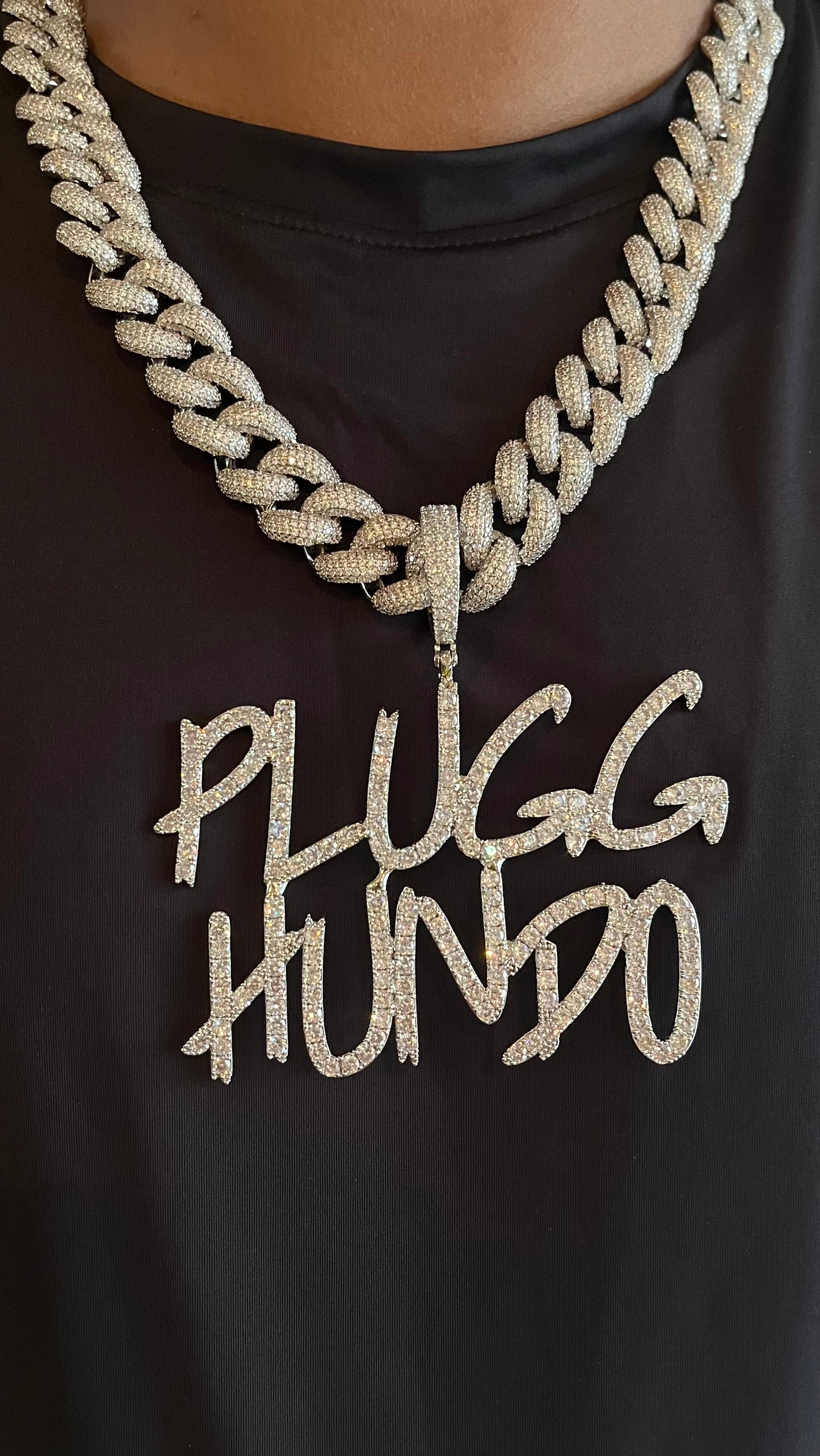 Diamond Custom Letter Necklace
