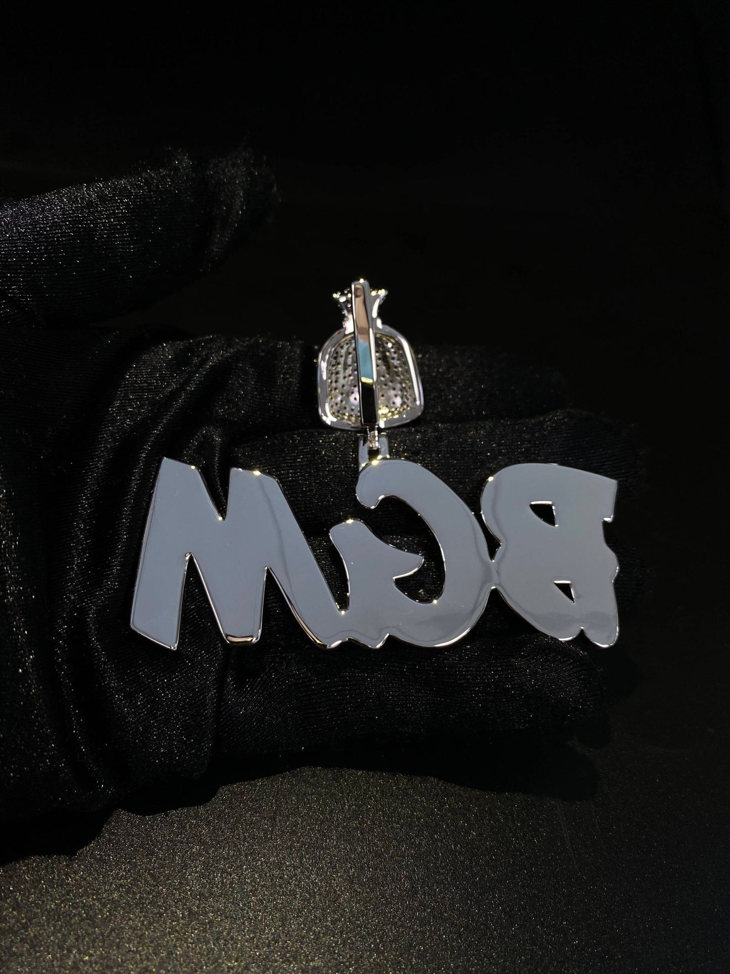 Custom Money Bag Letter Necklace
