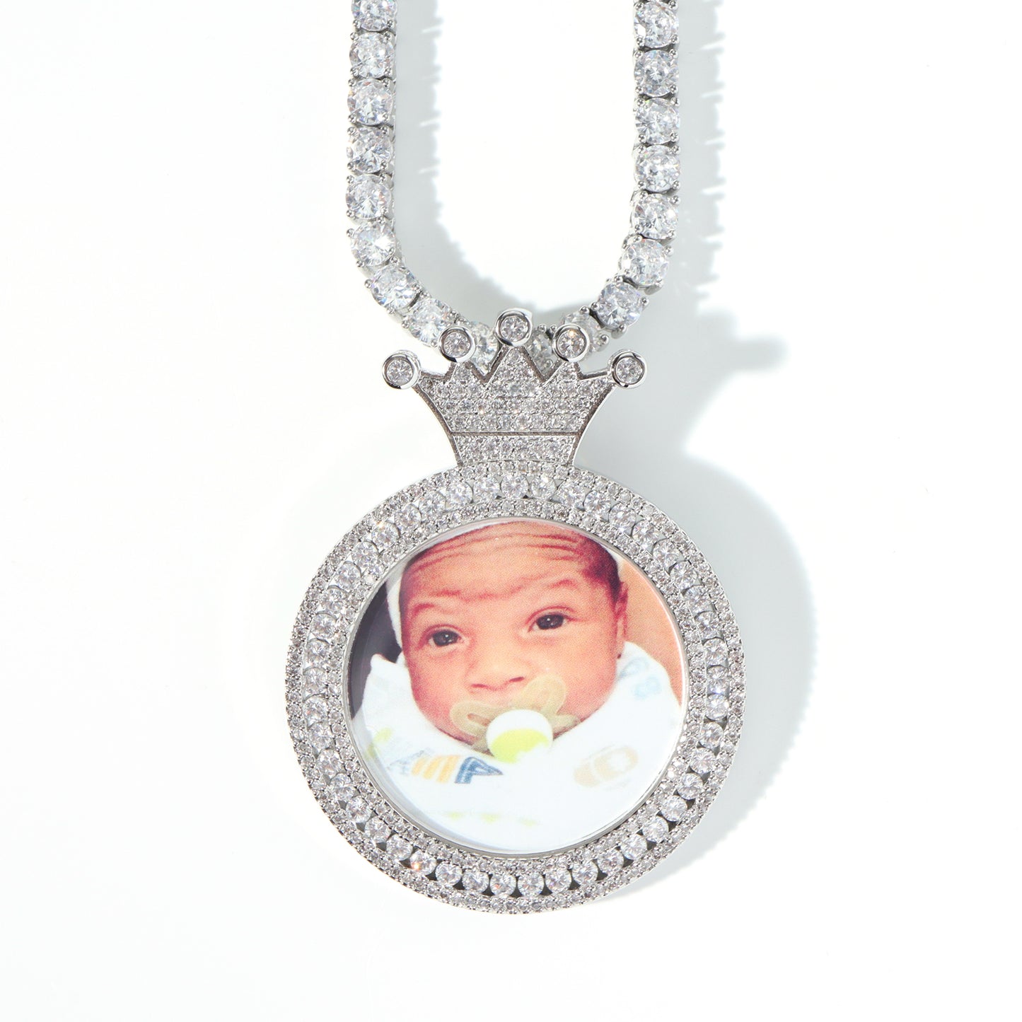 Crowned Custom Picture Pendant