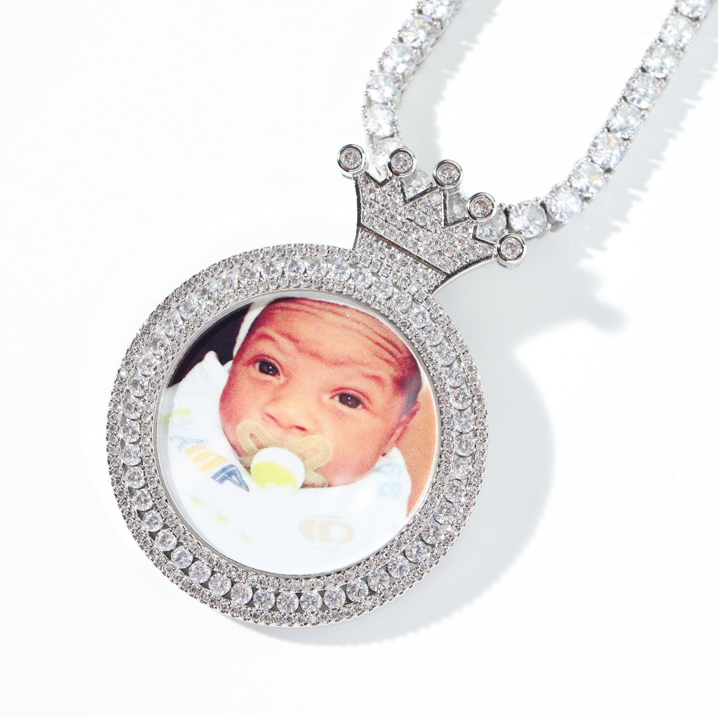 Crowned Custom Picture Pendant