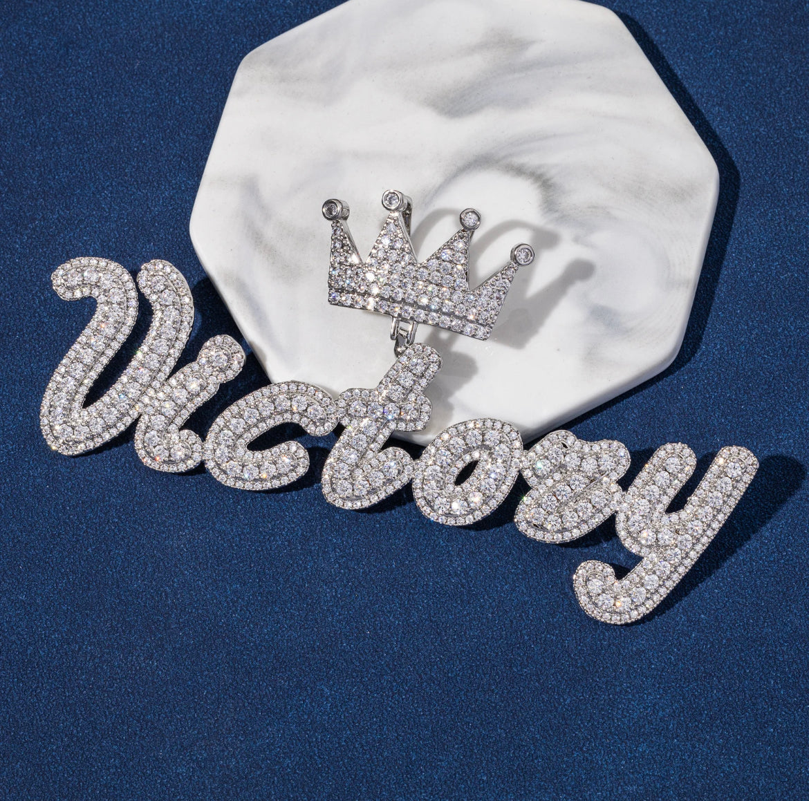 Crowned Cuban Necklace