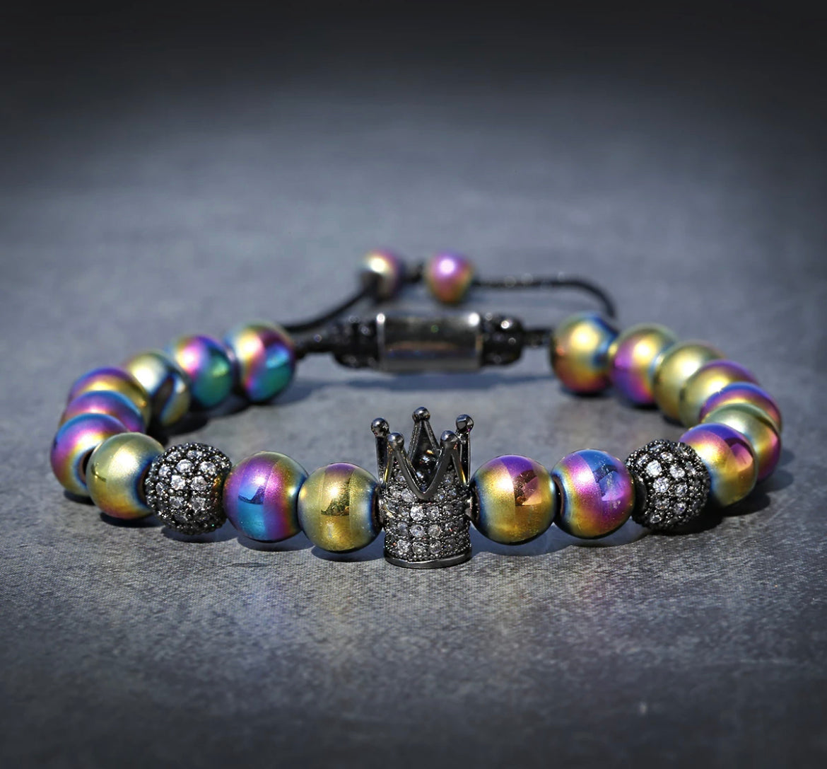 Crown Multi colored Bracelet
