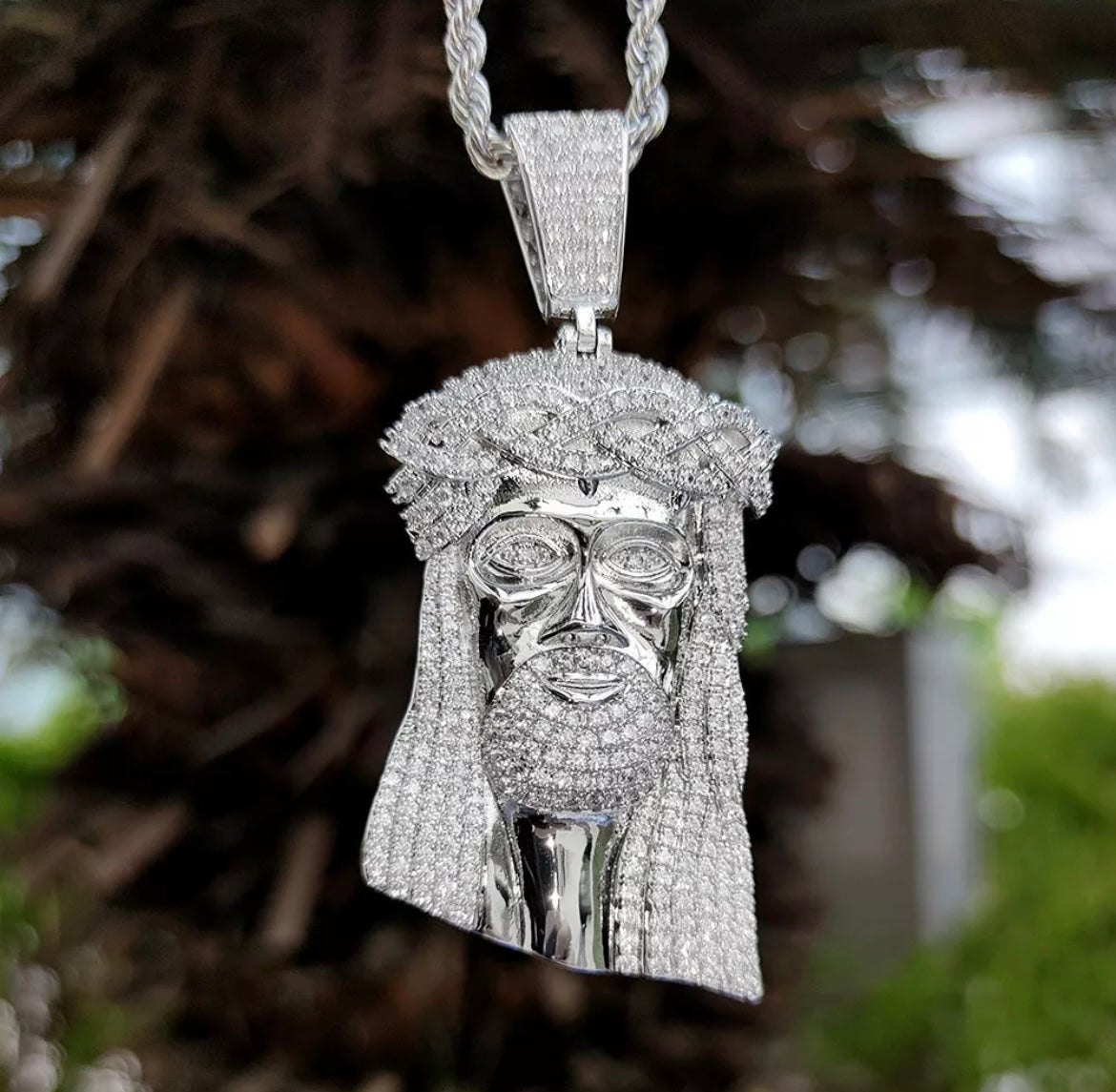 Iced Out Jesus Piece