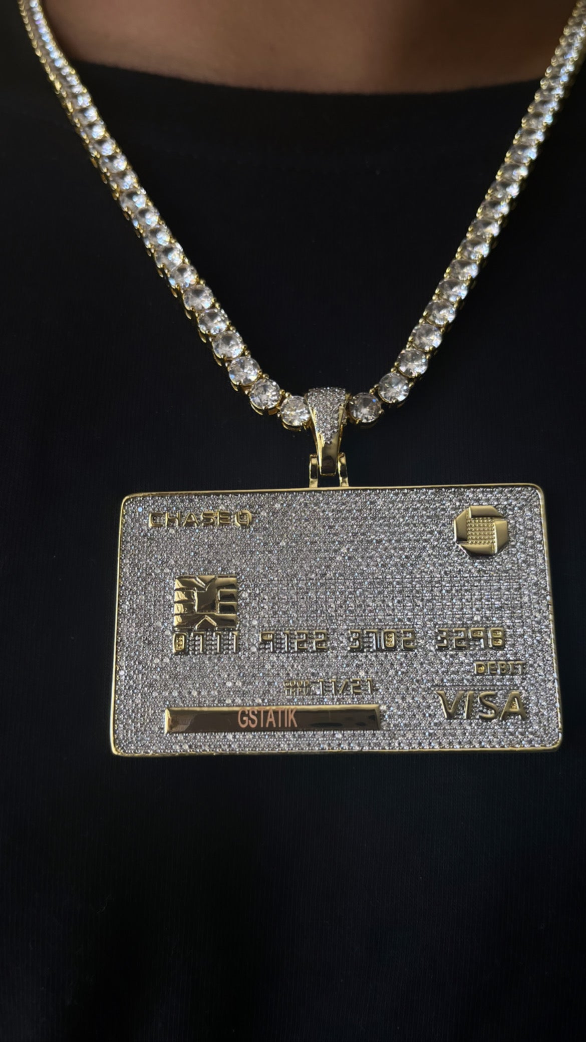 Custom Credit Card Pendant
