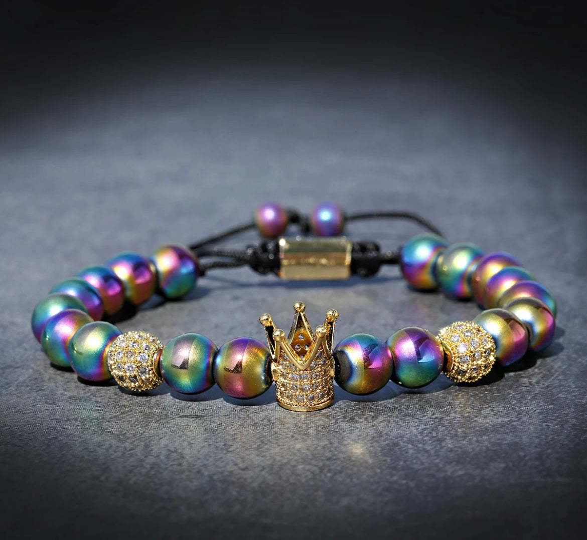Crown Multi colored Bracelet