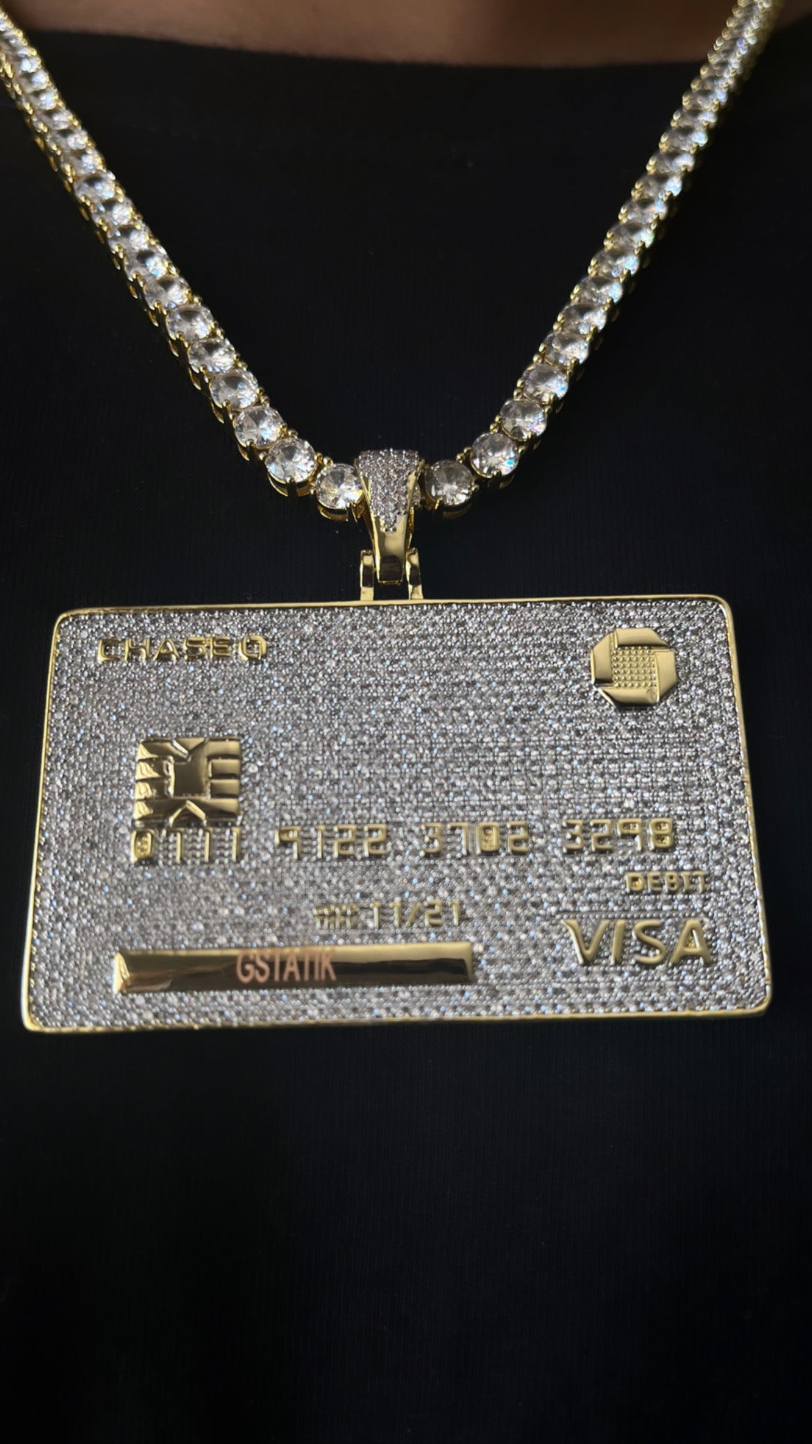 Custom Credit Card Pendant