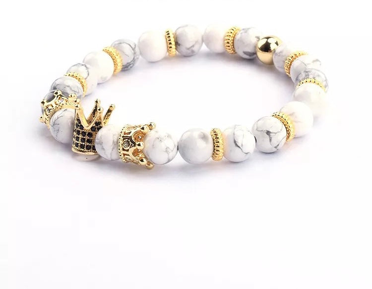 Beaded Crown Bracelet