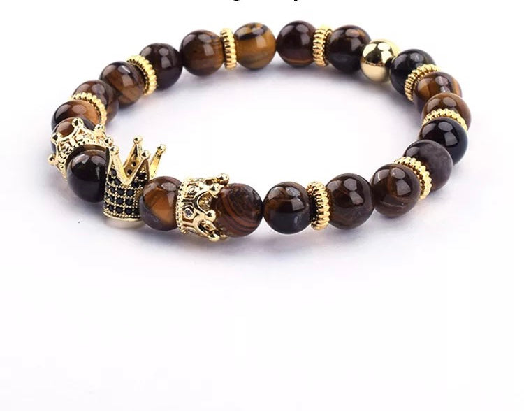 Beaded Crown Bracelet