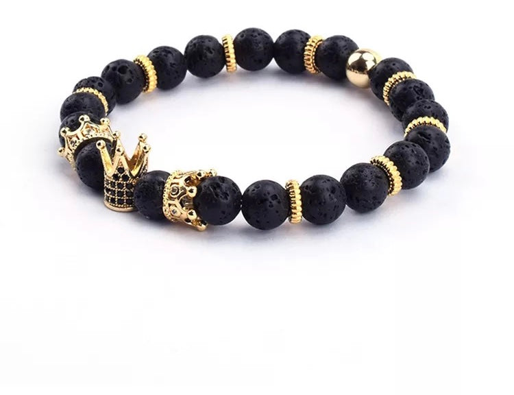 Beaded Crown Bracelet