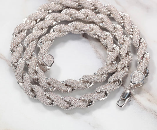 Iced Out Chunky Rope Chain