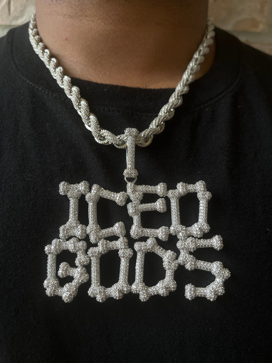 Custom Bone Font Necklace