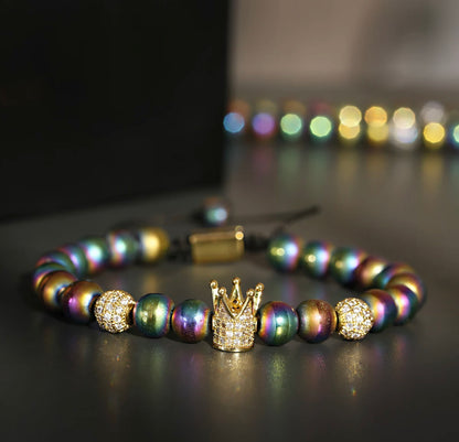 Crown Multi colored Bracelet