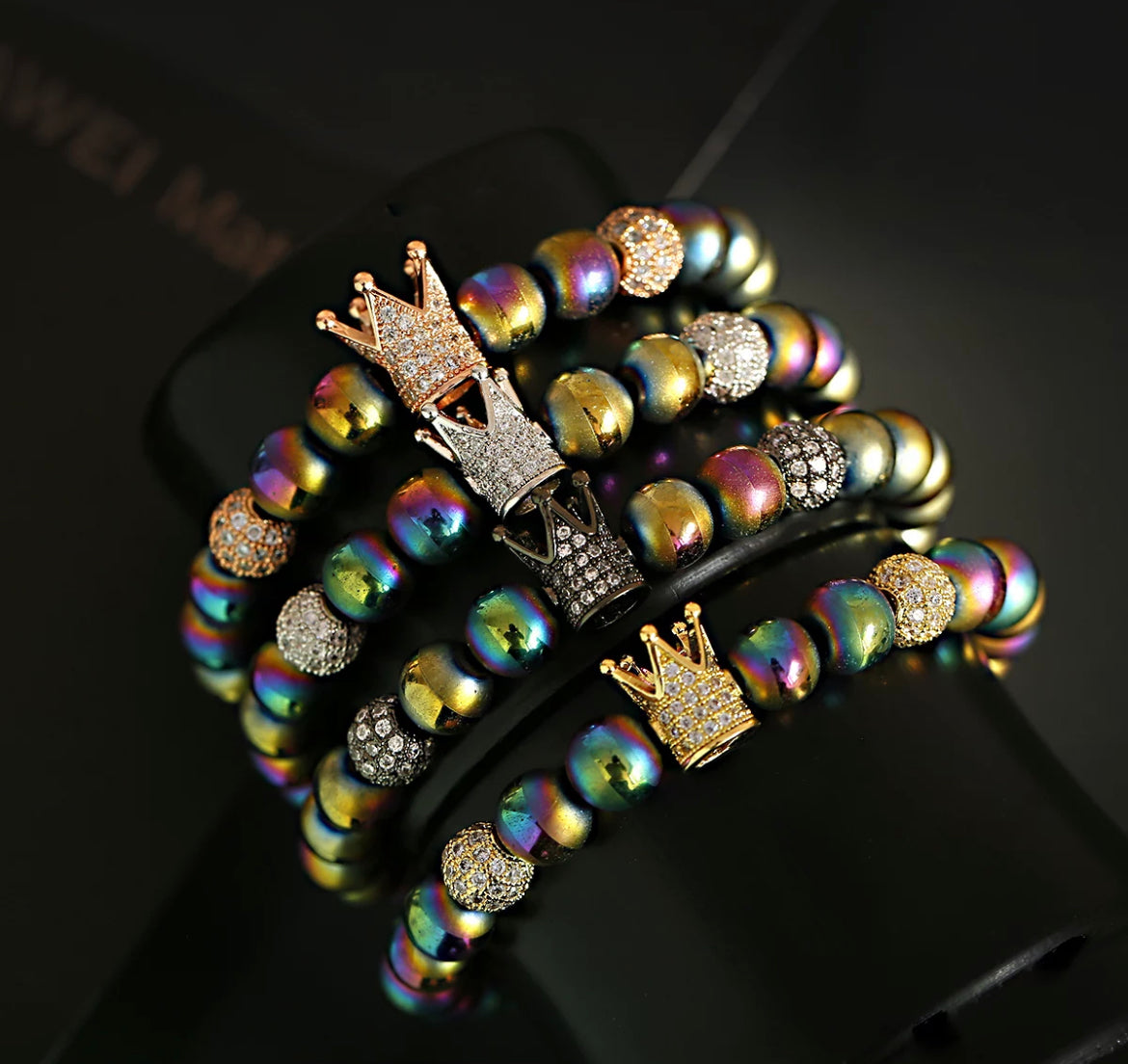 Crown Multi colored Bracelet