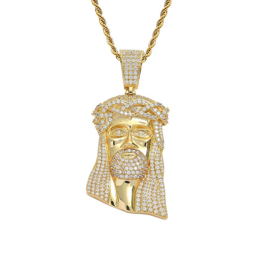 Iced Out Jesus Piece